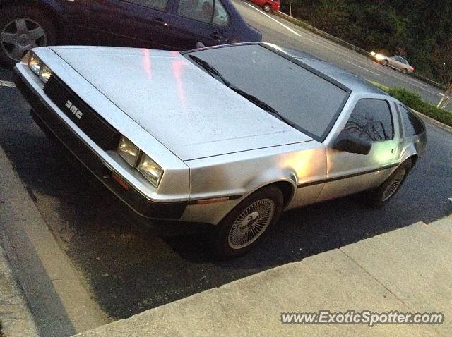 DeLorean DMC-12 spotted in Asheville, North Carolina