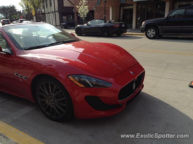 Maserati GranCabrio spotted in Birmingham, Michigan
