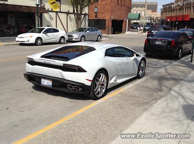 Lamborghini Huracan spotted in Birmingham, Michigan