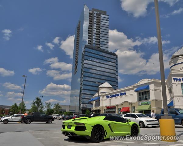 Lamborghini Aventador spotted in Atlanta, Georgia