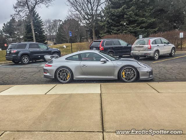 Porsche 911 GT3 spotted in Ann Arbor, Michigan