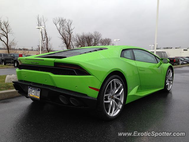 Lamborghini Huracan spotted in Allentown, Pennsylvania