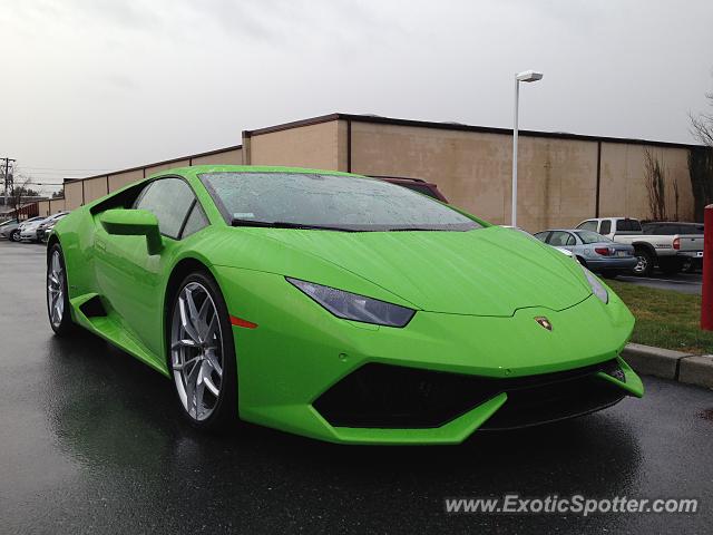 Lamborghini Huracan spotted in Allentown, Pennsylvania