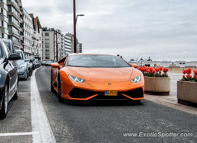 Lamborghini Huracan spotted in Knokke-Heist, Belgium