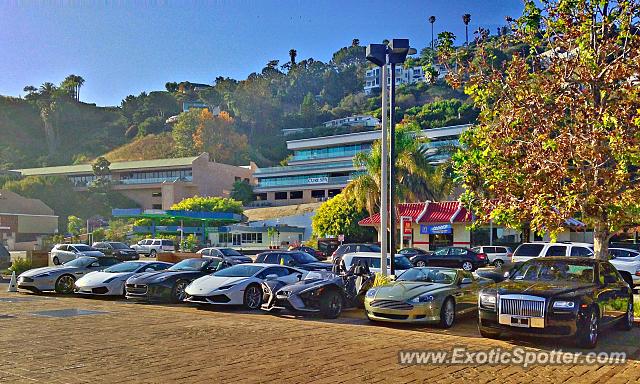 Lamborghini Huracan spotted in Malibu, California