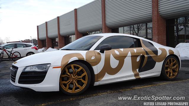 Audi R8 spotted in Boucherville, Canada