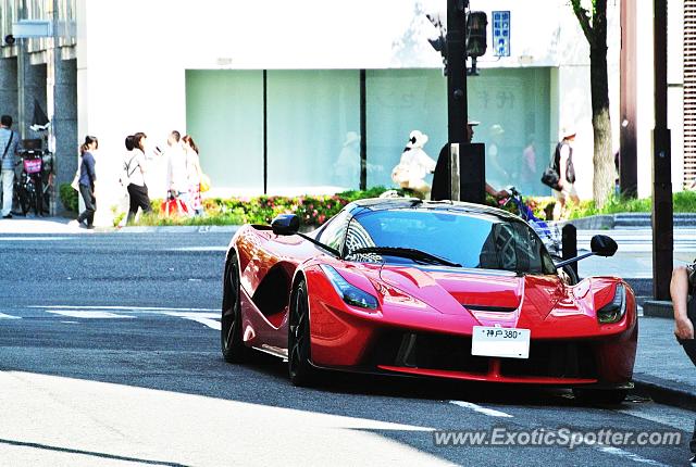 Ferrari LaFerrari spotted in Osaka city,Osaka, Japan