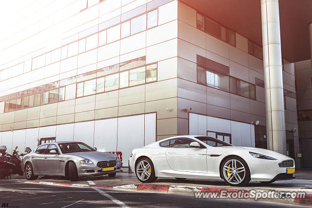 Aston Martin DB9 spotted in Herzeliya, Israel