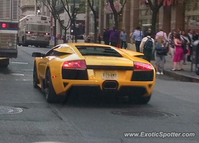 Lamborghini Murcielago spotted in Manhattan, New York