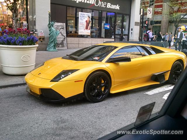 Lamborghini Murcielago spotted in Manhattan, New York
