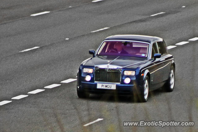 Rolls-Royce Phantom spotted in M2, United Kingdom