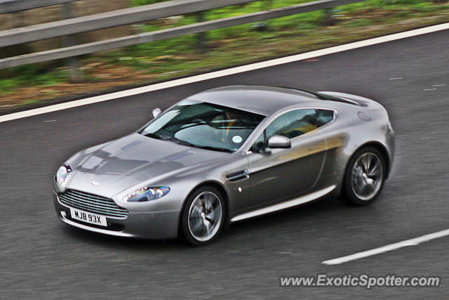 Aston Martin Vantage spotted in M2, United Kingdom