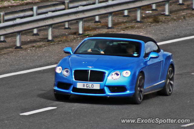 Bentley Continental spotted in M2, United Kingdom