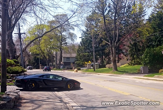 Lamborghini Aventador spotted in Burington, ON, Canada