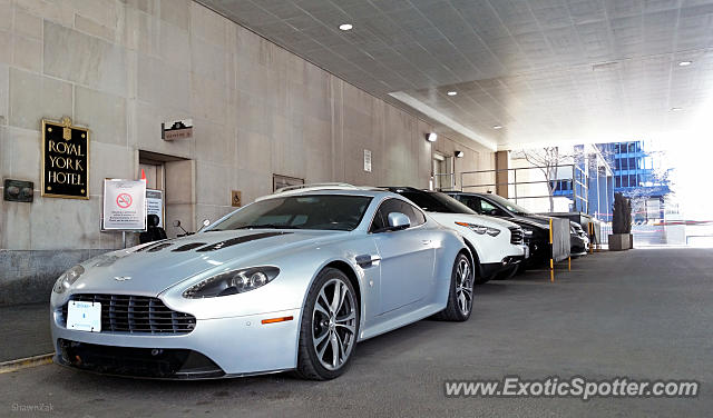 Aston Martin Vantage spotted in Toronto, Ontario, Canada