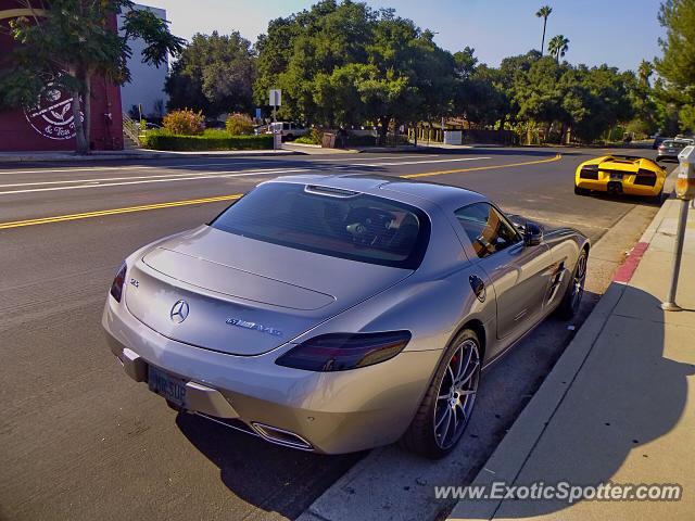 Mercedes SLS AMG spotted in Encino, California