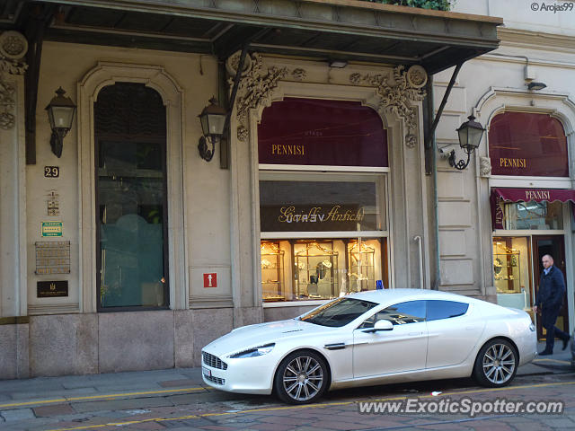 Aston Martin Rapide spotted in Milano, Italy