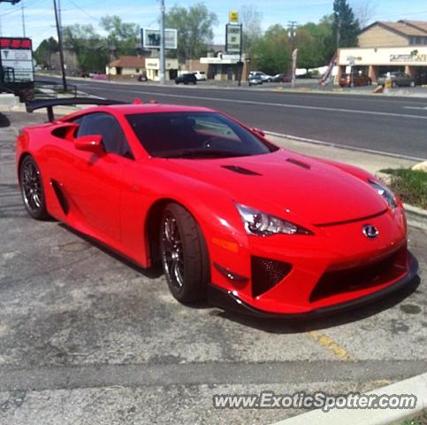 Lexus LFA spotted in Salt Lake City, Utah