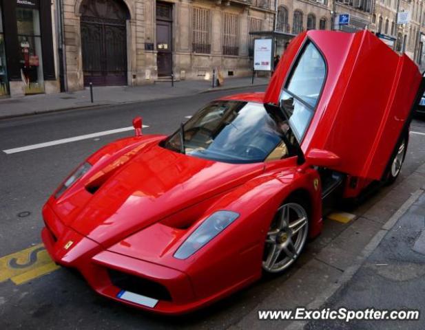Ferrari Enzo spotted in Nancy, France