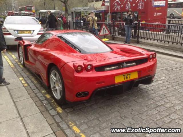 Ferrari Enzo spotted in London, United Kingdom