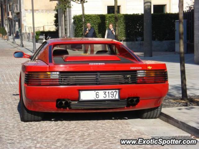 Ferrari Testarossa spotted in Abbiate Guazzone, Italy