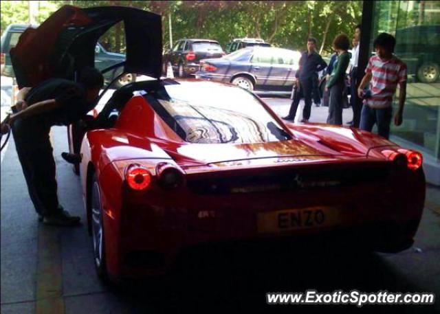 Ferrari Enzo spotted in Hongkong, China