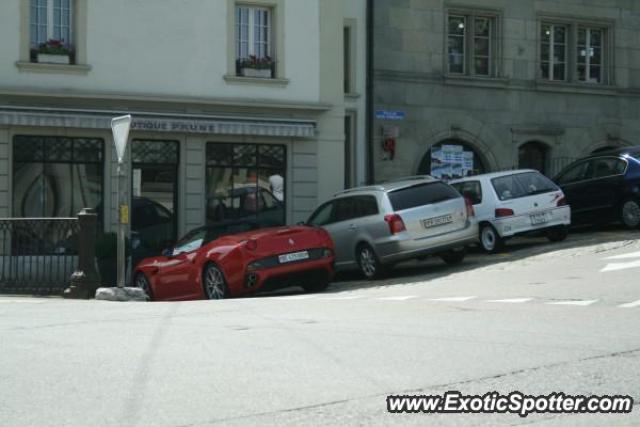 Ferrari California spotted in Freiburg, Switzerland