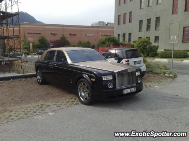 Rolls Royce Phantom spotted in Mendrisio, Switzerland