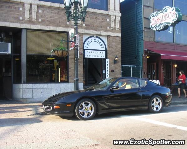 Ferrari 456 spotted in Providence, Rhode Island