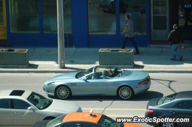 Aston Martin DB9 spotted in Toronto, Canada