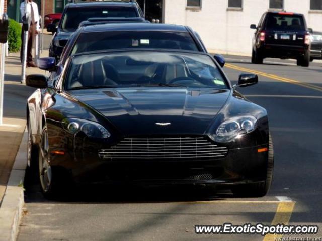 Aston Martin Vantage spotted in Greenwich, Connecticut