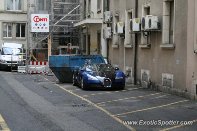 Bugatti Veyron spotted in Geneva, Switzerland