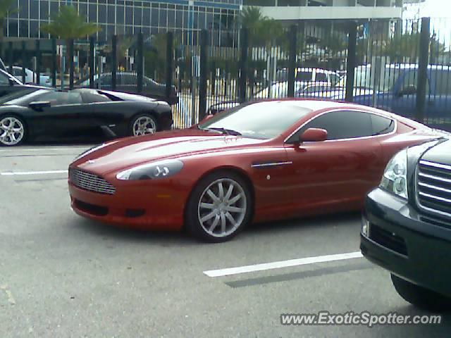 Aston Martin DB9 spotted in Jacksonville, Florida