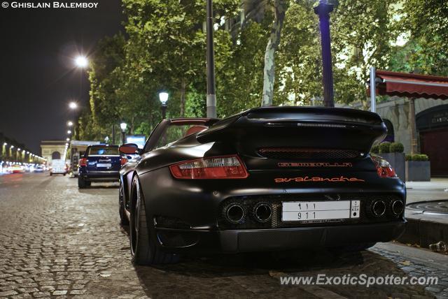 Porsche 911 Turbo spotted in Paris, France