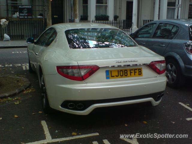 Maserati GranTurismo spotted in London, United Kingdom