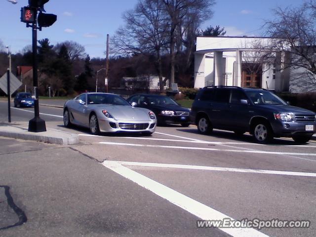 Ferrari 599GTB spotted in Chestnut Hill, Massachusetts