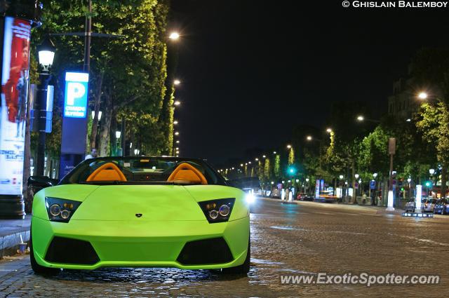 Lamborghini Murcielago spotted in Paris, France