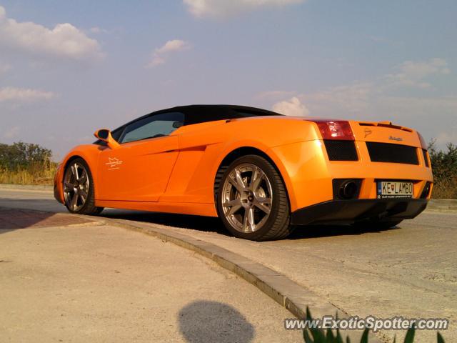 Lamborghini Gallardo spotted in Kosice, Slovakia