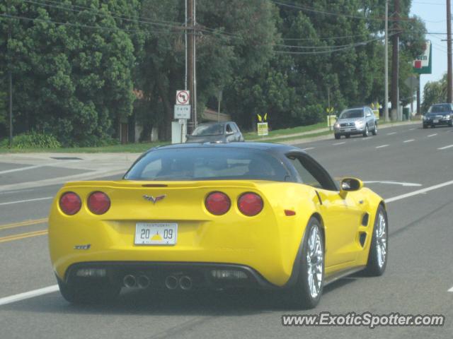 Chevrolet Corvette ZR1 spotted in Brea, California
