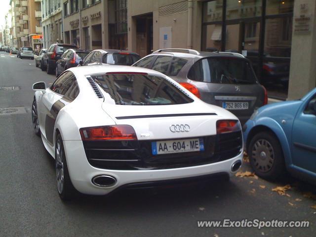 Audi R8 spotted in Lyon, France
