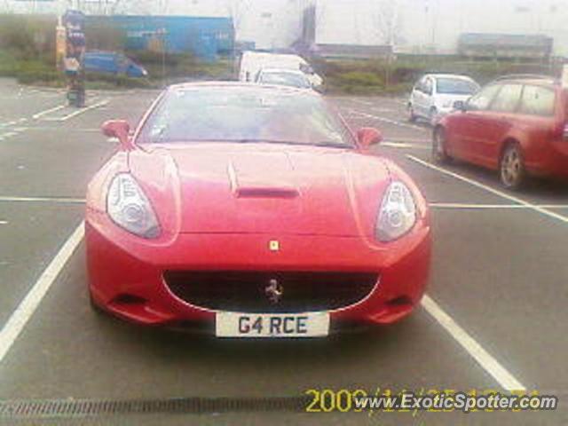 Ferrari California spotted in Milton keynes, United Kingdom