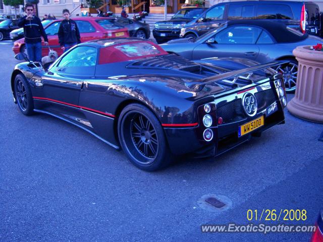 Pagani Zonda spotted in Monte Carlo, Monaco