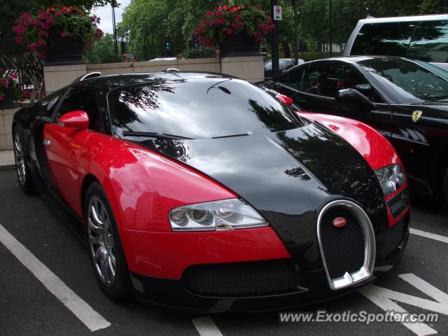 Bugatti Veyron spotted in London, United Kingdom