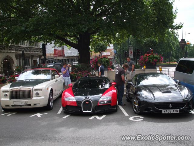 Bugatti Veyron spotted in London, United Kingdom