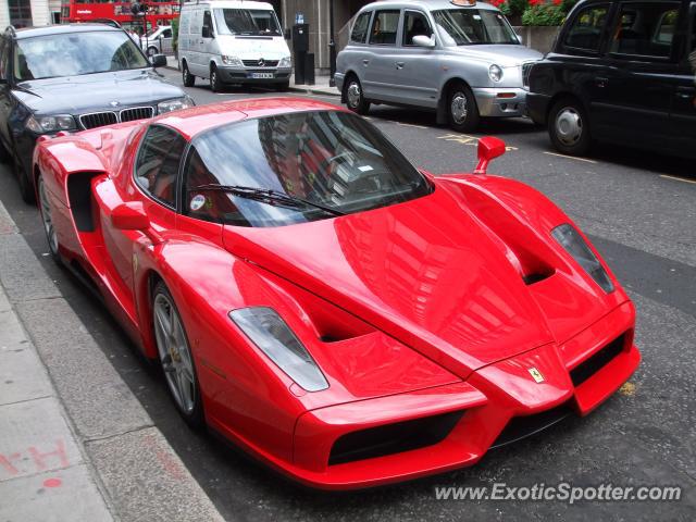 Ferrari Enzo spotted in London, United Kingdom