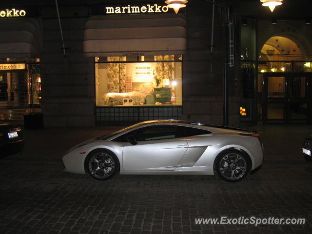 Lamborghini Gallardo spotted in Helsinki, Finland