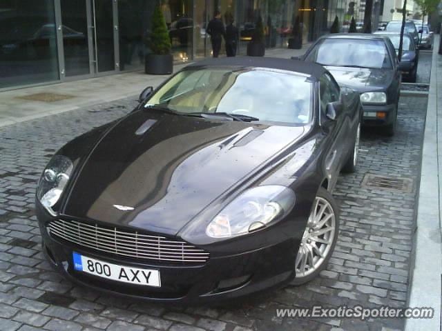 Aston Martin DB9 spotted in Vilnius, Lithuania