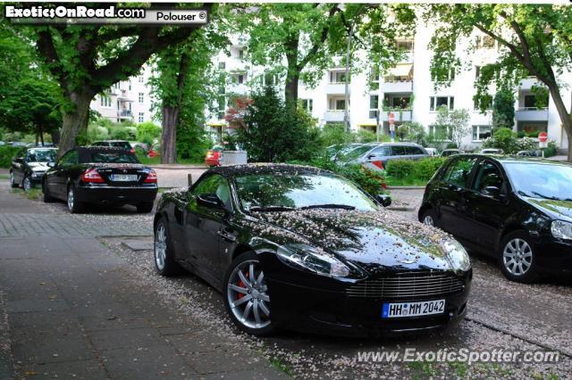 Aston Martin DB9 spotted in Hamburg, Germany