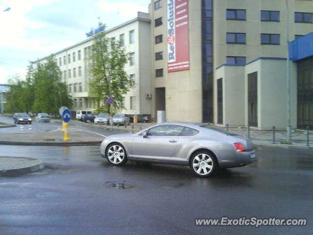 Bentley Continental spotted in Vilnius, Lithuania