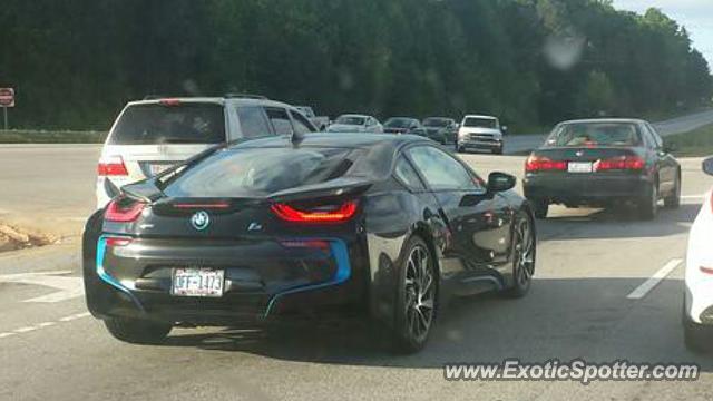 BMW I8 spotted in Wake Forest, North Carolina